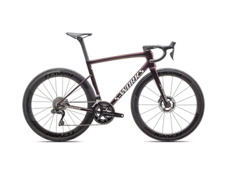 S-Works Tarmac SL8 - Shimano Dura-Ace Di2 - Gloss Solidity / Red To Black Pearl / Metallic White Silver - Produktbild - 1