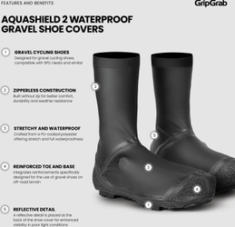 AquaShield 2 Wasserdichte Gravel Überschuhe XXL - (46-47) - Produktbild - 8