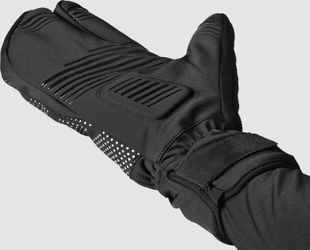 Ride Winddichte Deep Winter Lobster Handschuhe gelb / XS - Produktbild - 3