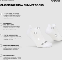Classic No Show Sommer Socken 3er Pack weiß / M - (41-44) - Produktbild - 6