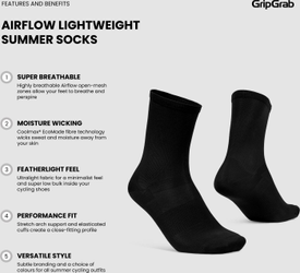 Airflow Lightweight Sommer Socken weiß / S - (38-41) - Produktbild - 5