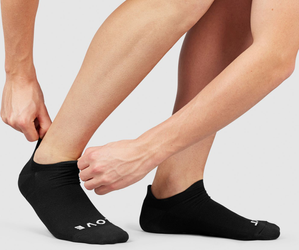 Classic No Show Sommer Socken schwarz / L - (44-47) - Produktbild - 5