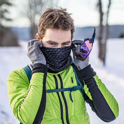 GripGrab Multifunctional Fleece Thermo Halstuch Einheitsgröße, schwarz - Produktbild - 2