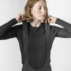 Womens Merino Blend Thermo Langarm Unterhemd S schwarz - Produktbild - 3