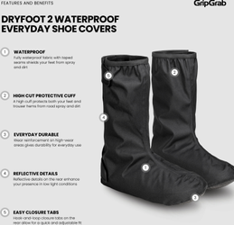 DryFoot 2 Wasserdichte Alltags Überschuhe gelb / XS - (36-37) - Produktbild - 8
