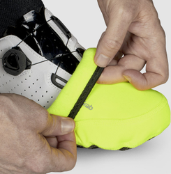 Winddichte Rennrad Zehen Überschuhe gelb / S/M - (38-41) - Produktbild - 11
