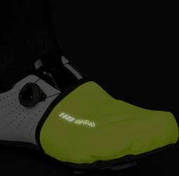 Winddichte Rennrad Zehen Überschuhe gelb / S/M - (38-41) - Produktbild - 14