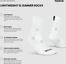 gripgrab-lightweight-sl-regular-cut-sommer-socken-3-21412476.jpg Lightweight SL Regular Cut Sommer Socken 3er Pack weiß / M - (41-44) - Produktbild - 11