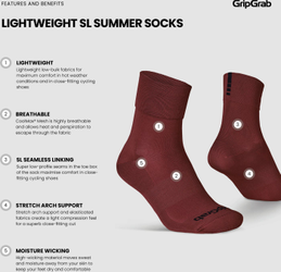 Lightweight SL Regular Cut Sommer Socken schwarz / L - (44-47) - Produktbild - 13