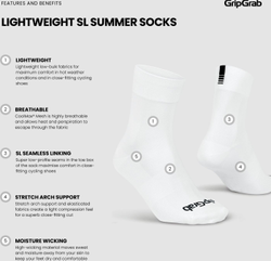 gripgrab-lightweight-sl-regular-cut-sommer-socken-3-21412530-21412530.jpg Lightweight SL Regular Cut Sommer Socken weiß / M - (41-44) - Produktbild - 3