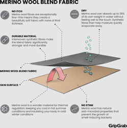 Merino Regular Cut Socken M - (41-44) - Produktbild - 7