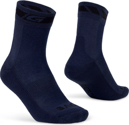 Merino Winter Socken navy / L - (44-47) - Produktbild - 1