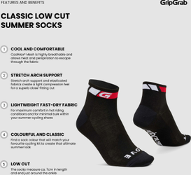 Classic Low Cut Sommer Socken schwarz / L - (44-47) - Produktbild - 9