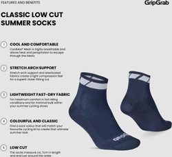gripgrab-classic-low-cut-sommer-socken-21-21412603-21412603.jpg Classic Low Cut Sommer Socken schwarz / L - (44-47) - Produktbild - 19