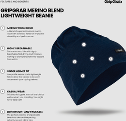 Merino Blend Lightweight Beanie schwarz / S (54-57 cm) - Produktbild - 12