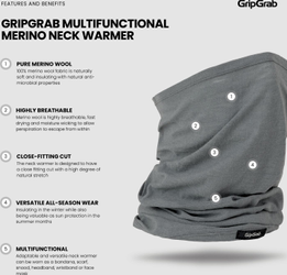 Multifunctional Merino Halstuch navy - Produktbild - 7