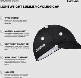 Lightweight Sommer Cycling Cap Radmütze gelb / S/M - (54-59 cm) - Produktbild - 5