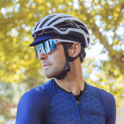 Lightweight Sommer Cycling Cap Radmütze dunkelrot / M/L - (57-63 cm) - Produktbild - 21