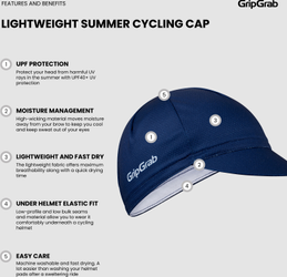 Lightweight Sommer Cycling Cap Radmütze dunkelrot / M/L - (57-63 cm) - Produktbild - 23