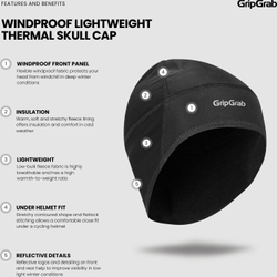 Thermo Winddichte Winter Unterhelm Mütze M (57-60 cm) - Produktbild - 5