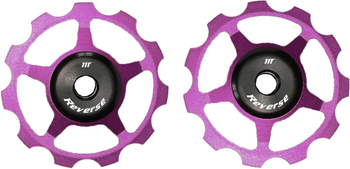 Alu Pulley Set für Colab Kettenspanner lila - Produktbild - 1
