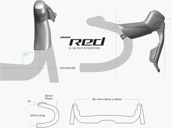 Lenker SL 80 Race 38 cm - Produktbild - 7