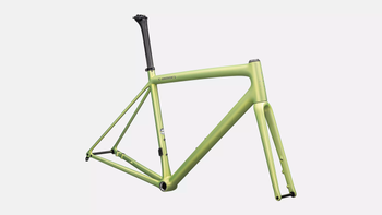S-Works Aethos Frameset Satin Silver Dust / Team Yellow Tint / Chrome - Produktbild - 2