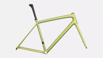 S-Works Aethos Frameset Satin Silver Dust / Team Yellow Tint / Chrome - Produktbild - 1