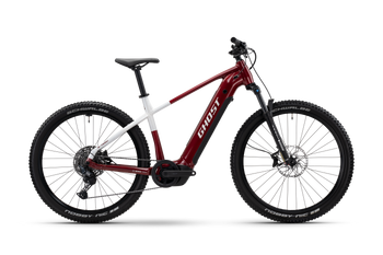 Ghost E-TERU ADVANCED HIGH Uni carbon red/chilly white - glossy 2025 - Produktbild - 1