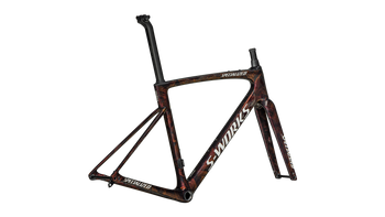 Specialized S-Works Roubaix SL8 Frameset, Carbon Red Gold / Solid Metallic / Dune White - Produktbild - 3