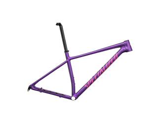 Specialized Chisel Hardtail Rahmenset Gloss Purple Tint Linear Brushed/Rebel Pink - Produktbild - 1