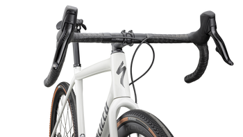 Specialized Crux Expert Gravelbike SRAM Rival XPLR AXS Dune White / Smoke Liquid - Produktbild - 4