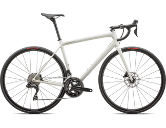 Specialized Aethos Comp - Shimano 105 Di2 Gloss Dune White Metallic Spruce - Produktbild - 1