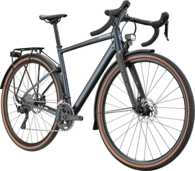 Cannondale Topstone EQ, Gravelbike mit Alltagsausstattung, Shimano GRX 400, Tungsten Blue - Produktbild - 2