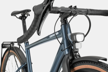 Cannondale Topstone EQ, Gravelbike mit Alltagsausstattung, Shimano GRX 400, Tungsten Blue - Produktbild - 7