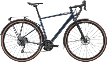 Cannondale Topstone EQ, Gravelbike mit Alltagsausstattung, Shimano GRX 400, Tungsten Blue - Produktbild - 1