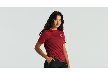 Specialized Fjällräven Wool Tee Damen Kurzarm Green Gr. XS - Produktbild - 2