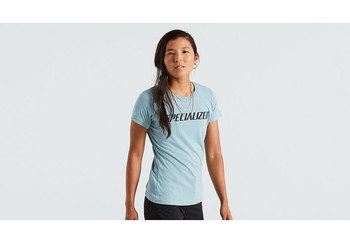 Specialized Wordmark T-Shirt Damen kurzarm Garnet Red Gr. L - Produktbild - 2