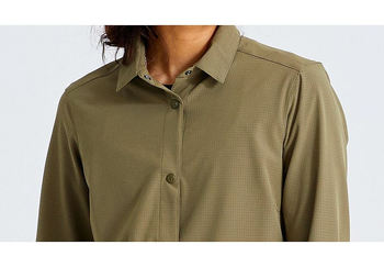 Specialized Fjällräven Sun Shirt Damen Langarm Navy Gr. XS - Produktbild - 5