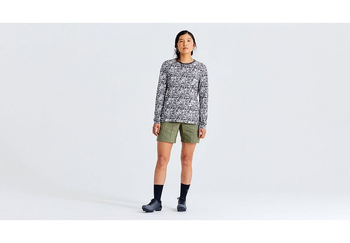 Specialized/Fjällräven Cotton CaliSwe Langarmshirt Damen Basalt / Eggshell Gr. XS - Produktbild - 1