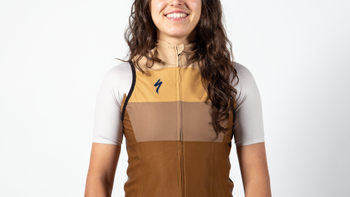 Specialized Deflect Heritage Blend Rennrad Weste Damen Tan Gr. L - Produktbild - 4
