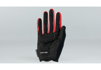 Specialized Body Geometry Sport Gel Handschuhe langfinger Herren Vivid Red Gr. S - Produktbild - 4