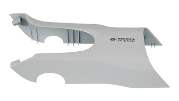 Specialized ELE COVER, VADO/COMO (GEN.1), TOP MOTOR COVER - GLOSS METALLIC WHITE SILVER Gloss Metallic White Silver/Black One Size - Produktbild - 1