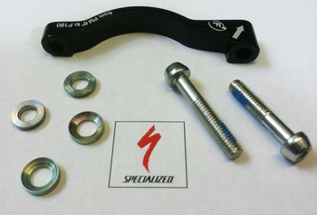 Specialized BRK FORMULA MY12 FRONT ADAPTOR 180MM POST MOUNT(NO LONGER PRODUCED) Black One Size - Produktbild - 1
