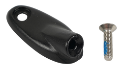 S152000002---1-21417275.png Specialized CBS HOOD SCOOP, TARMAC SL5 & VENGE TOPTUBE EXIT PORT, 5MM BRAKE HOUSING STOP, W/ BOLT Black One Size - Produktbild - 2