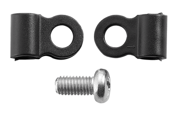 Specialized CBG BB CABLE GUIDE, 4MM /5MM HOUSING BOLT-ON BB CABLE GUIDE, W/ BOLT (2 PCS.) (YF-W01) Black One Size - Produktbild - 1