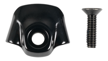 Specialized CBG HOOD SCOOP, MY18-20 EPIC, ALLOY FRAME, DOWNTUBE EXIT PORT COVER, 4MM SHIFT / 5MM BRAKE, W/ BOLT Black One Size - Produktbild - 1