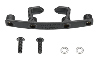 Specialized CBG ICR FUNNEL, LEVO (GEN.3), MAIN PIVOT CABLE GUIDE FUNNEL & MUD FLAP MOUNTING BRACKET, W/ BOLTS Black One Size - Produktbild - 1