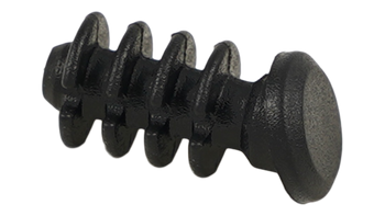 Specialized CBG PLUG, ICR ENTRY/EXIT PORT, RIBBED SOLID RUBBER PLUG - ANLGED TOP, TO FIT 6-7MM HOLE Black - Produktbild - 2