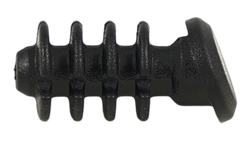 S246500010---0-21417407.png Specialized CBG PLUG, ICR ENTRY/EXIT PORT, RIBBED SOLID RUBBER PLUG - ANLGED TOP, TO FIT 6-7MM HOLE Black - Produktbild - 1
